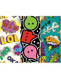Heko Panels Stoff Panel Wasserdicht Mit 3 Mustern Canvas-Stoff Polyester Stoff Zum Nähen - Kinder
