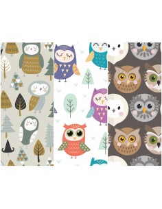 Heko Panels Stoff Panel Wasserdicht Mit 3 Mustern Canvas-Stoff Polyester Stoff Zum Nähen - Kinder