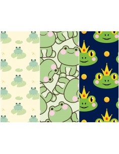 Heko Panels Stoff Panel Wasserdicht Mit 3 Mustern Canvas-Stoff Polyester Stoff Zum Nähen - Kinder