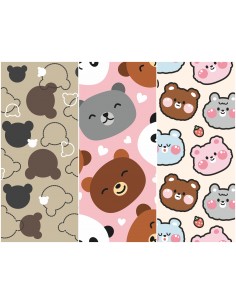 Heko Panels Stoff Panel Wasserdicht Mit 3 Mustern Canvas-Stoff Polyester Stoff Zum Nähen - Kinder