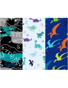 Heko Panels Stoff Panel Wasserdicht Mit 3 Mustern Canvas-Stoff Polyester Stoff Zum Nähen - Kinder