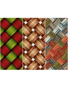 Heko Panels Stoff Panel Wasserdicht Mit 3 Mustern Canvas-Stoff Polyester Stoff Zum Nähen - Kinder
