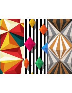 Heko Panels Stoff Panel Wasserdicht Mit 3 Mustern Canvas-Stoff Polyester Stoff Zum Nähen - Kinder