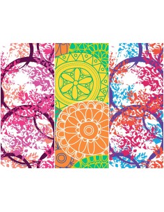 Heko Panels Stoff Panel Wasserdicht Mit 3 Mustern Canvas-Stoff Polyester Stoff Zum Nähen - Kinder