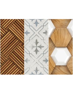 Heko Panels Stoff Panel Wasserdicht Mit 3 Mustern Canvas-Stoff Polyester Stoff Zum Nähen - Kinder