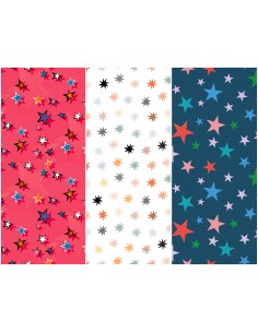 Heko Panels Stoff Panel Wasserdicht Mit 3 Mustern Canvas-Stoff Polyester Stoff Zum Nähen - Himmel