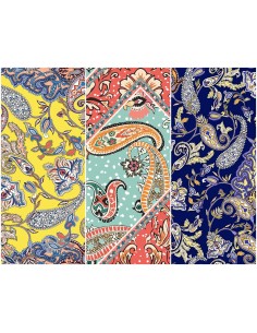 Heko Panels Stoff Panel Wasserdicht Mit 3 Mustern Canvas-Stoff Polyester Stoff Zum Nähen - Orientalisch