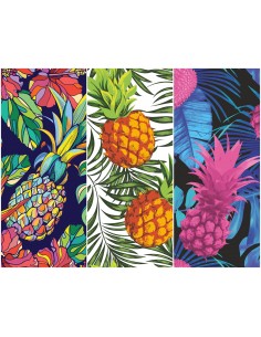 Heko Panels Stoff Panel Wasserdicht Mit 3 Mustern Canvas-Stoff Polyester Stoff Zum Nähen - Frucht