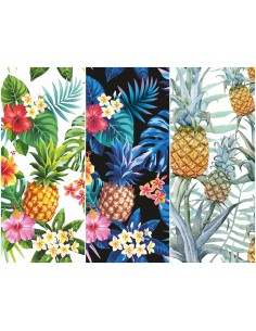 Heko Panels Stoff Panel Wasserdicht Mit 3 Mustern Canvas-Stoff Polyester Stoff Zum Nähen - Frucht