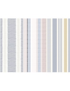Heko Panels Stoff Panel Wasserdicht Mit 3 Mustern Canvas-Stoff Polyester Stoff Zum Nähen - Streifen