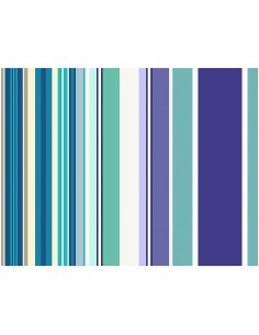 Heko Panels Stoff Panel Wasserdicht Mit 3 Mustern Canvas-Stoff Polyester Stoff Zum Nähen - Streifen