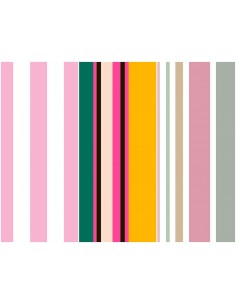 Heko Panels Stoff Panel Wasserdicht Mit 3 Mustern Canvas-Stoff Polyester Stoff Zum Nähen - Streifen