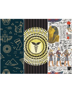 Heko Panels Stoff Panel Wasserdicht Mit 3 Mustern Canvas-Stoff Polyester Stoff Zum Nähen - Print