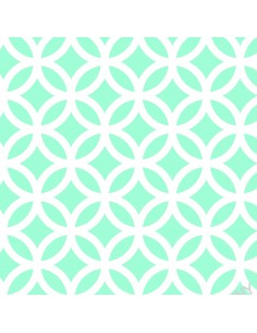 Oxford Mat Wasserdicht - Hell Blau Kreis