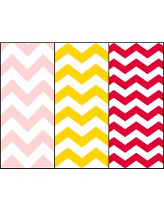 Heko Panels Stoff Panel Wasserdicht Mit 3 Mustern Canvas-Stoff Polyester Stoff Zum Nähen - Zickzack