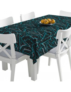 Tischdecke Abwaschbar Tischtuch Gartentischdecke Fleckschutz Wasserabweisend Tafeldecke - modern