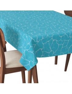 Tischdecke Abwaschbar Tischtuch Gartentischdecke Fleckschutz Wasserabweisend Tafeldecke - Wasseroberfläche