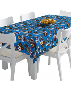 Tischdecke Abwaschbar Tischtuch Gartentischdecke Fleckschutz Wasserabweisend Tafeldecke - Schädel im mexikanischen Stil