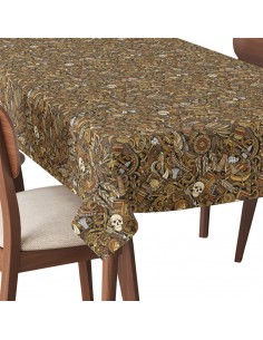 Tischdecke Abwaschbar Tischtuch Gartentischdecke Fleckschutz Wasserabweisend Tafeldecke - die Indianer Accessoires 2