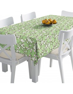 Tischdecke Abwaschbar Tischtuch Gartentischdecke Fleckschutz Wasserabweisend Tafeldecke - sitzender Frosch