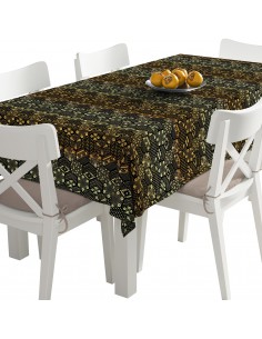 Tischdecke Abwaschbar Tischtuch Gartentischdecke Fleckschutz Wasserabweisend Tafeldecke - geometrisch 11