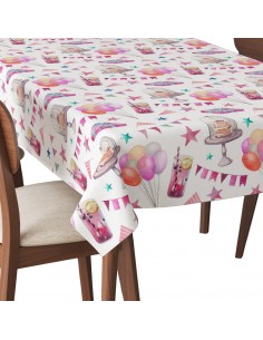 Tischdecke Abwaschbar Tischtuch Gartentischdecke Fleckschutz Wasserabweisend Tafeldecke - Party