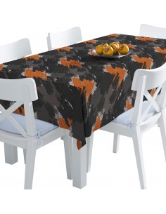 Tischdecke Abwaschbar Tischtuch Gartentischdecke Fleckschutz Wasserabweisend Tafeldecke - geometrische Abstraktion