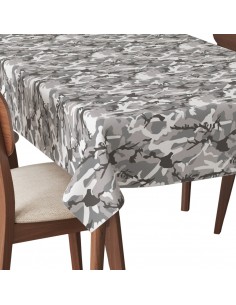 Tischdecke Abwaschbar Tischtuch Gartentischdecke Fleckschutz Wasserabweisend Tafeldecke - Camouflage 2