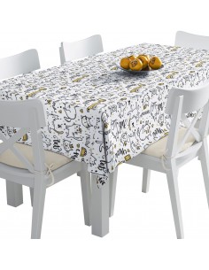 Tischdecke Abwaschbar Tischtuch Gartentischdecke Fleckschutz Wasserabweisend Tafeldecke - Hauskatze