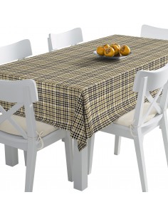 Tischdecke Abwaschbar Tischtuch Gartentischdecke Fleckschutz Wasserabweisend Tafeldecke - kariert 4