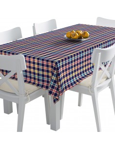 Tischdecke Abwaschbar Tischtuch Gartentischdecke Fleckschutz Wasserabweisend Tafeldecke - kariert 29