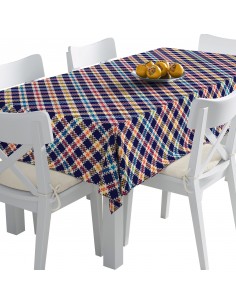 Tischdecke Abwaschbar Tischtuch Gartentischdecke Fleckschutz Wasserabweisend Tafeldecke - kariert 30
