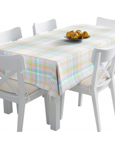 Tischdecke Abwaschbar Tischtuch Gartentischdecke Fleckschutz Wasserabweisend Tafeldecke - kariert 32
