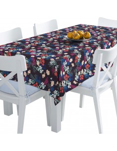 Tischdecke Abwaschbar Tischtuch Gartentischdecke Fleckschutz Wasserabweisend Tafeldecke - Feldblumen 1