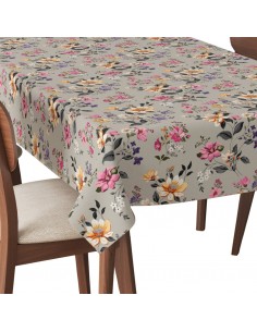 Tischdecke Abwaschbar Tischtuch Gartentischdecke Fleckschutz Wasserabweisend Tafeldecke - Leichte Blumen