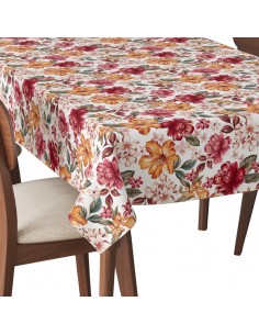 Tischdecke Abwaschbar Tischtuch Gartentischdecke Fleckschutz Wasserabweisend Tafeldecke - Frühlingsblumen 3