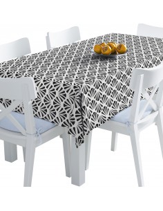 Tischdecke Abwaschbar Tischtuch Gartentischdecke Fleckschutz Wasserabweisend Tafeldecke - künstlerische Muscheln