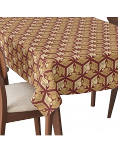 Tischdecke Abwaschbar Tischtuch Gartentischdecke Fleckschutz Wasserabweisend Tafeldecke - orientalisches Japanisch