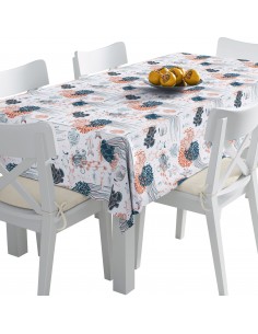 Tischdecke Abwaschbar Tischtuch Gartentischdecke Fleckschutz Wasserabweisend Tafeldecke - Fisch Korallenriff 2