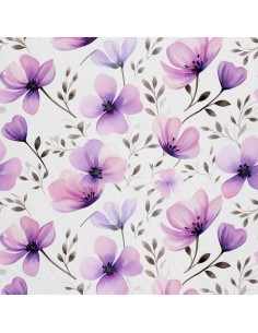 OUTDOOR DEKOSTOFFE OXFORD - Blumen- DX2000