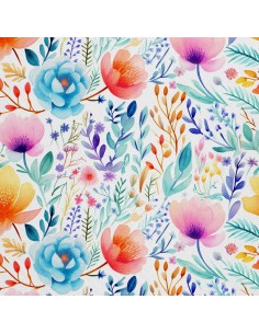 OUTDOOR DEKOSTOFFE OXFORD - Blumen- DX2005