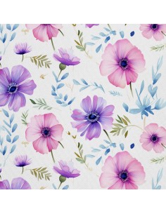 OUTDOOR DEKOSTOFFE OXFORD - Blumen- DX2009