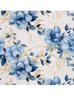 OUTDOOR DEKOSTOFFE OXFORD - Blumen- DX2010