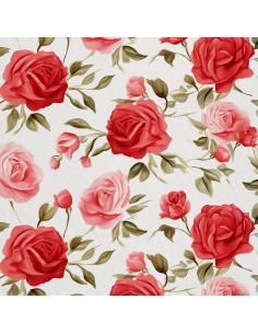 OUTDOOR DEKOSTOFFE OXFORD - Blumen- DX2012