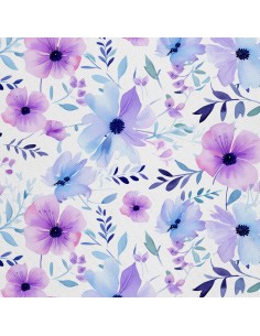 OUTDOOR DEKOSTOFFE OXFORD - Blumen- DX2016
