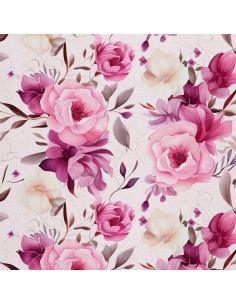 OUTDOOR DEKOSTOFFE OXFORD - Blumen- DX2019