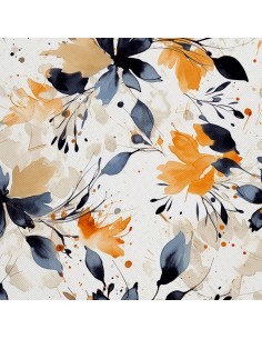 OUTDOOR DEKOSTOFFE OXFORD - Blumen- DX2038