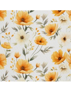 OUTDOOR DEKOSTOFFE OXFORD - Blumen- DX2044