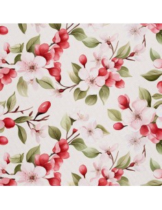 OUTDOOR DEKOSTOFFE OXFORD - Blumen- DX2050