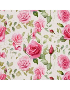 OUTDOOR DEKOSTOFFE OXFORD - Blumen- DX2053
